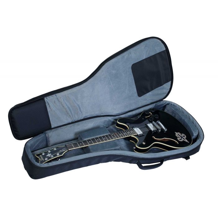 Schecter Pro EX Guitar Bag for Electric Guitar Shown with Guitar for Illustrative Purposes