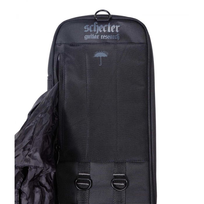 Schecter Pro Series Double Guitar Bag Rain Cover Compartment