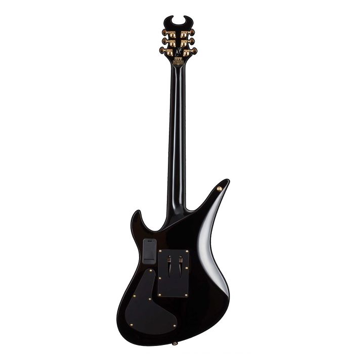 Schecter Synyster Custom-S Signature Guitar in Black and Gold Back