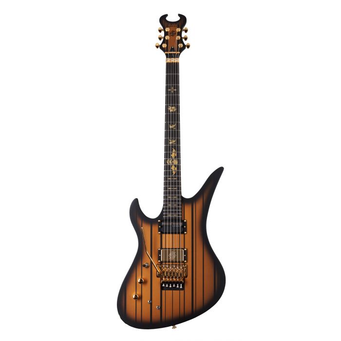 Schecter Synyster Gates Custom-S LH in Satin Gold Burst