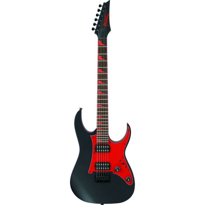Ibanez GRG131DX-BKF GIO Rg Guitar Black Flat Red Pickguard