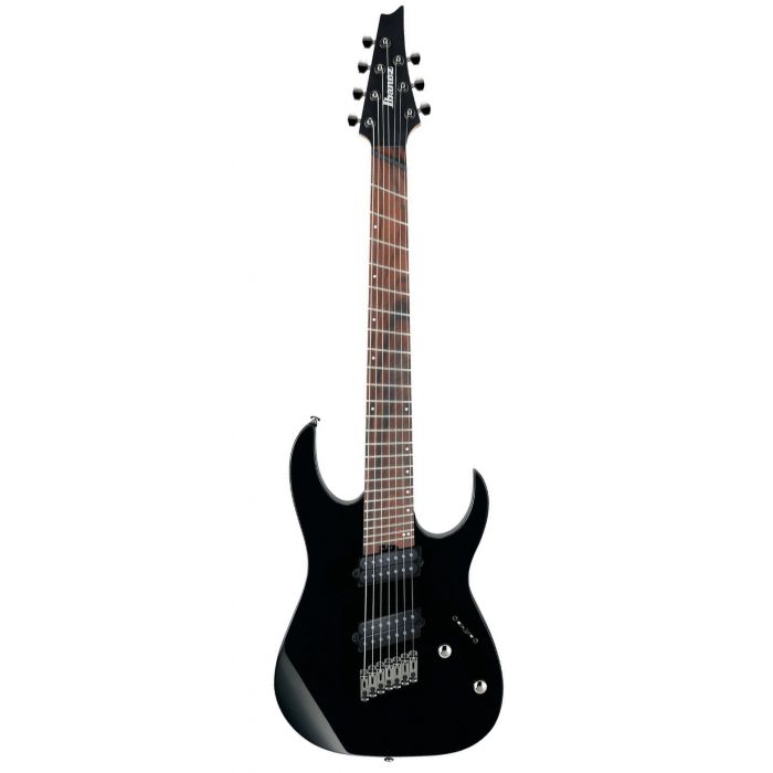 Ibanez RGMS7-BK RG Iron Label 7 String Multi-scale Guitar Black
