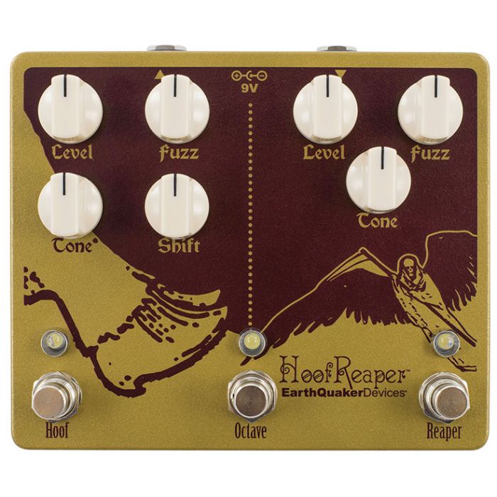 Earthquaker Devices Hoof Reaper V2 Dual Fuzz and Octave Pedal