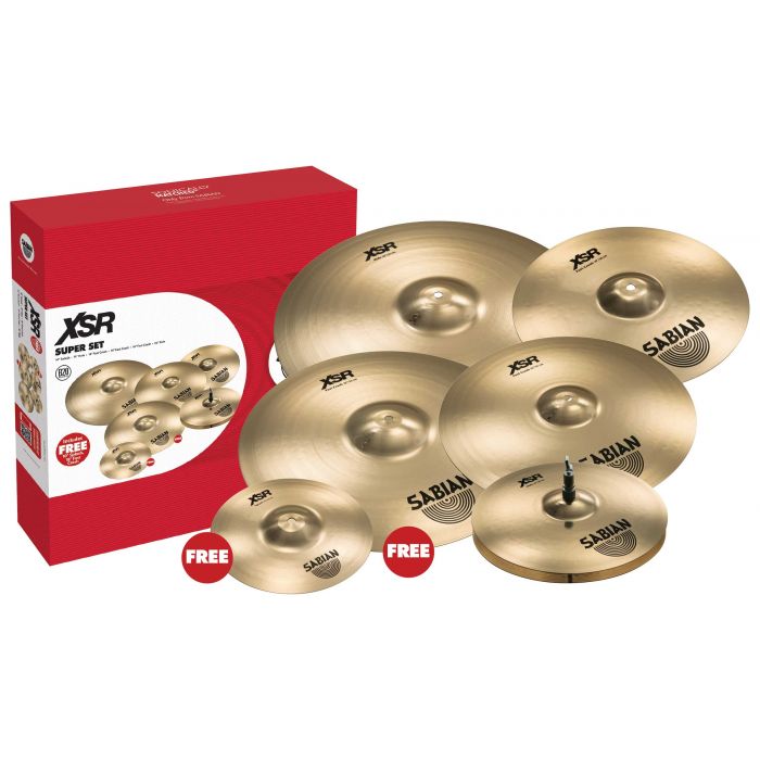 XSR Super Set Cymbal Pack with Free Splash and Crash Cymbals