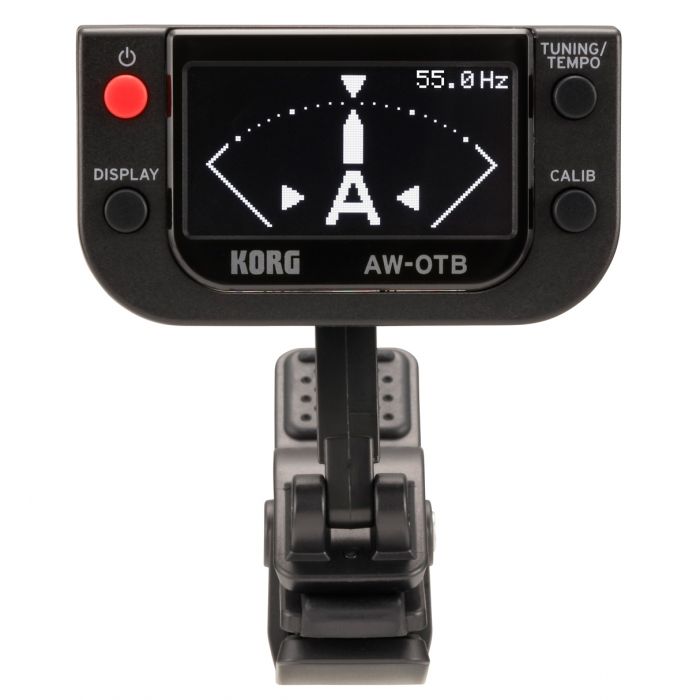Korg AW-OTB Clip on Bass Guitar Tuner with OLED Display