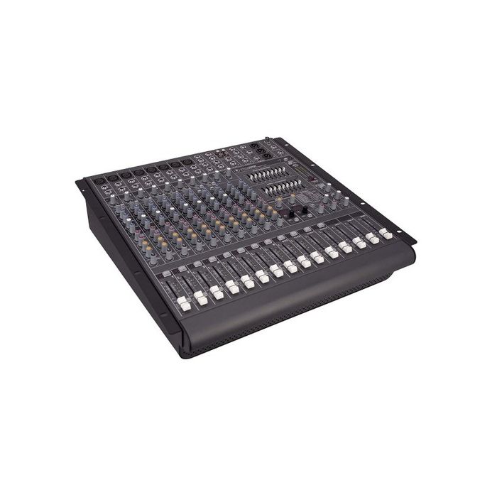 Angled View of Mackie PPM1012 12 Channel Powered Mixing Desk