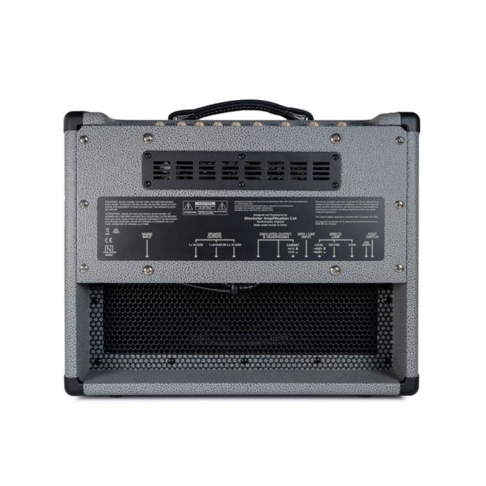 Rear view of a Blackstar Limited Edition HT-5R MKII Guitar Combo, Bronco Grey 