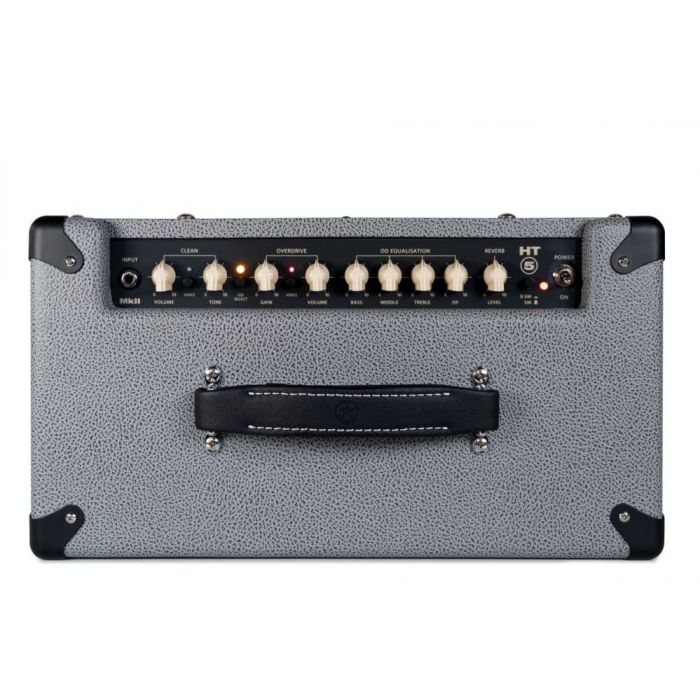 Top down view of a Blackstar Limited Edition HT-5R MKII Guitar Combo, Bronco Grey 