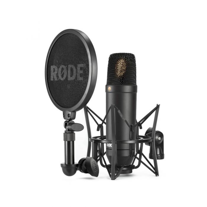 Rode NT-1 with SM6 Shock Mount and Pop Filter