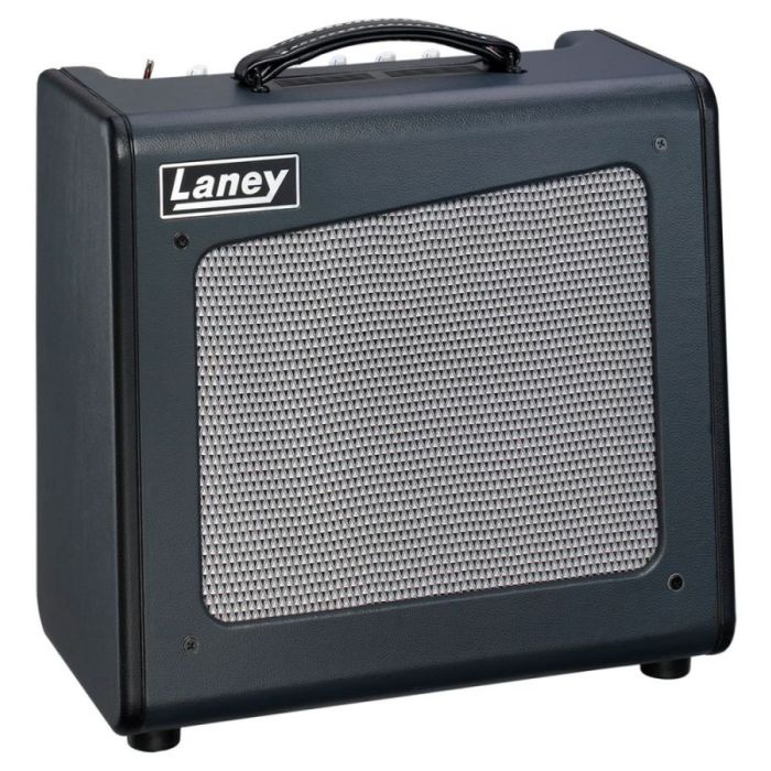 Front left angled view of a Laney CUB Series SUPER12 15 Watt Valve Combo Amp