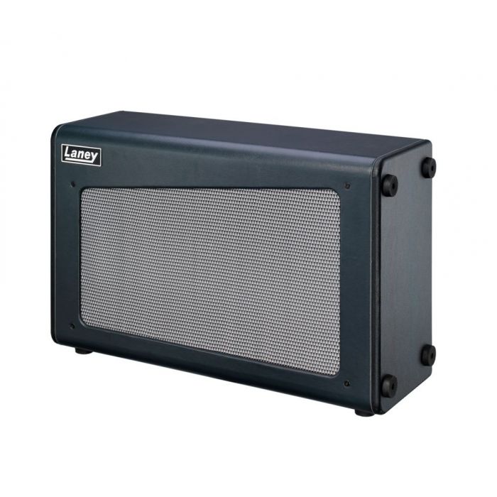 Front right angled view of a Laney CUB Series CUB212 2x12 Guitar Speaker Cabinet