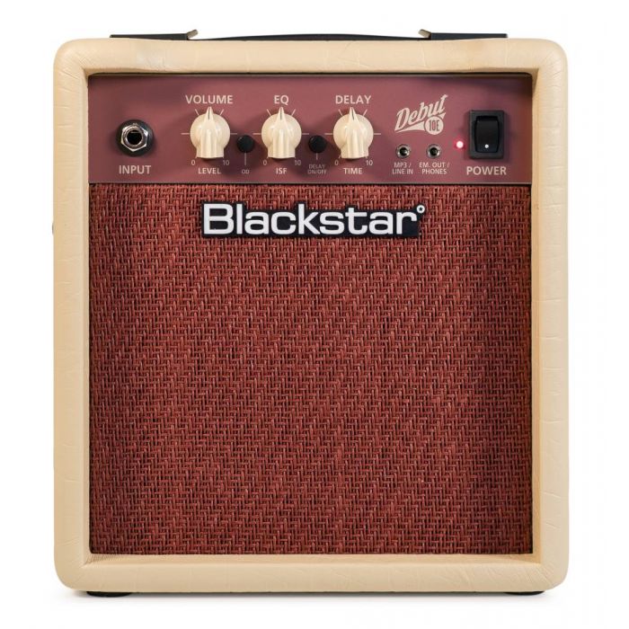 Front of Blackstar Debut 10E Combo Guitar Amplifier