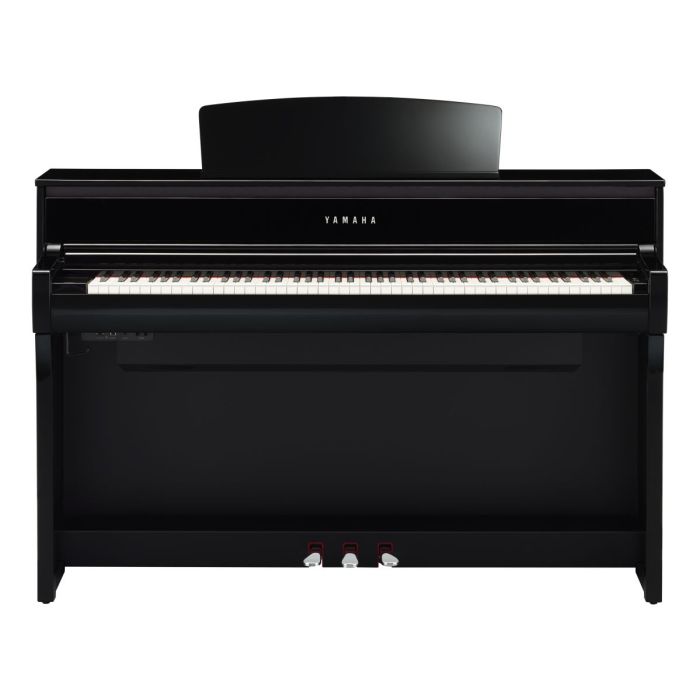 Front View of Yamaha CLP-775 Digital Piano Polished Ebony