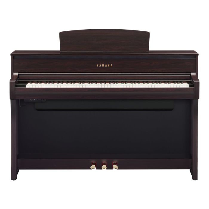 Front On View of Yamaha CLP-775 Digital Piano Rosewood