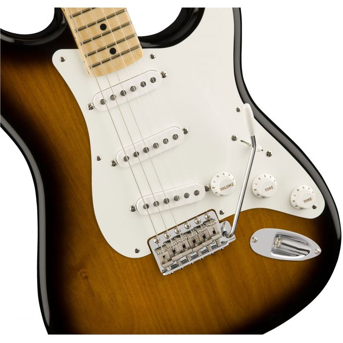 Fender American Original '50s Stratocaster 2-Colour Sunburst Body Detail