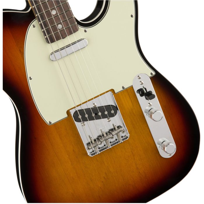Fender American Original '60s Telecaster 3-Colour Sunburst Body Detail