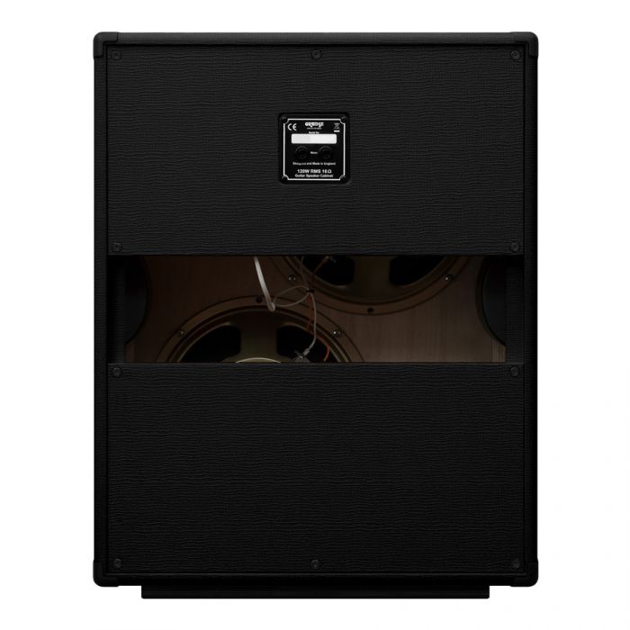 Orange PPC212 V Black Open Backed Speaker Cabinet