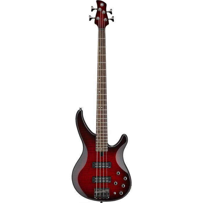 Yamaha TRBX 604 FM Bass Guitar Dark Red Burst