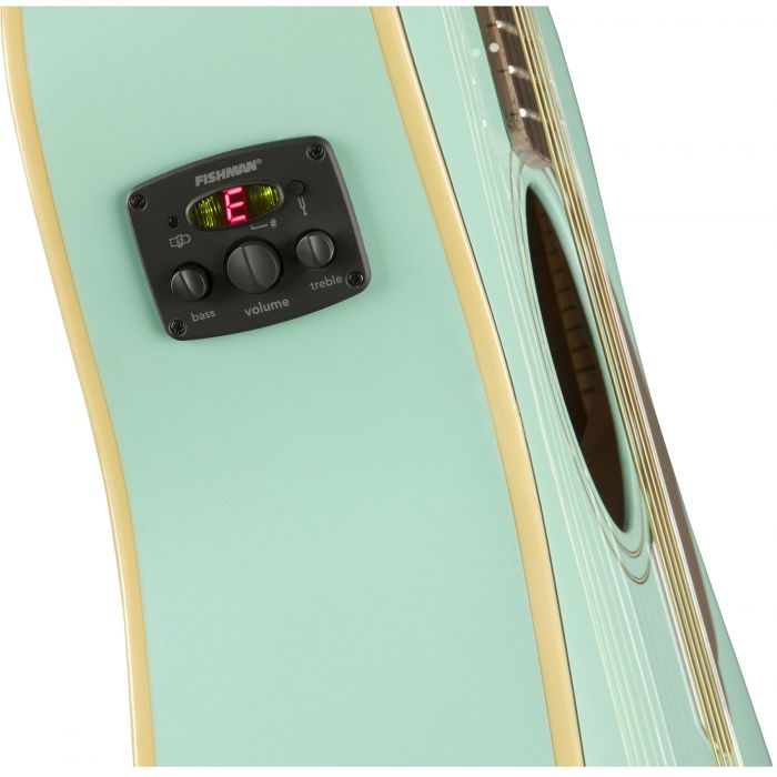 Fender Malibu Player Aqua Splash Electronics