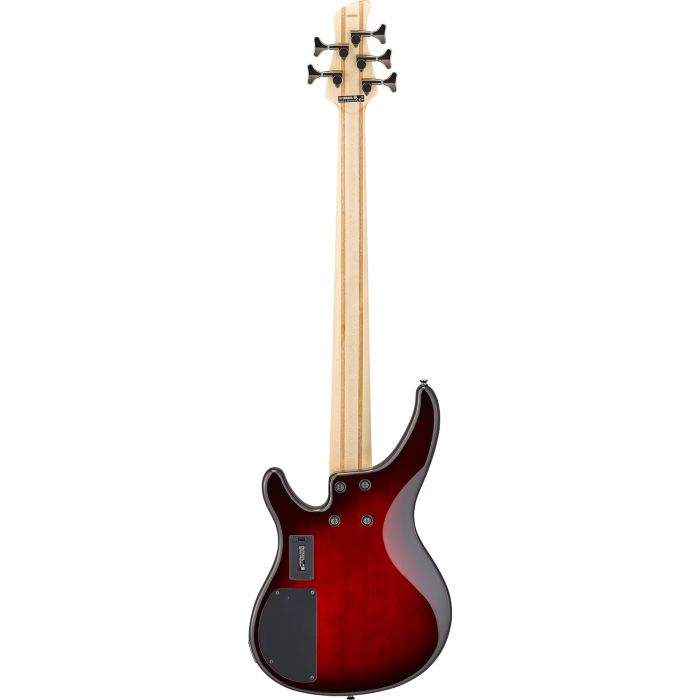 Yamaha TRBX 605 FM Bass Guitar Dark Red Burst