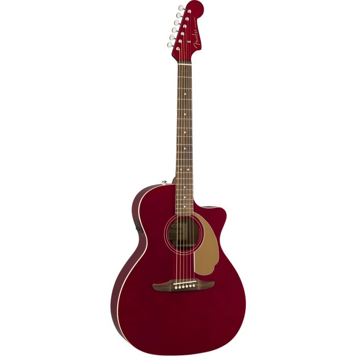 Fender Newporter Player Candy Apple Red Angle