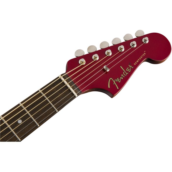 Fender Newporter Player Candy Apple Red Headstock