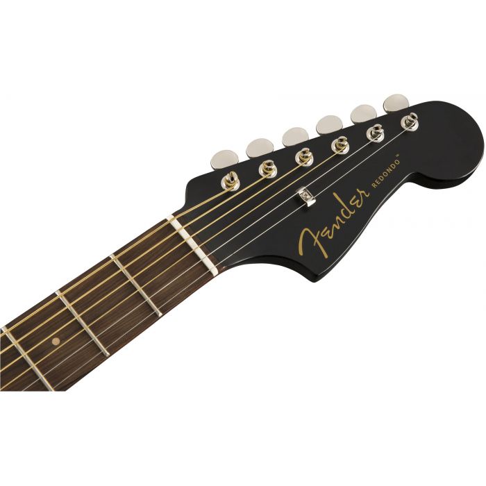 Fender Redondo Special Matte Black Headstock
