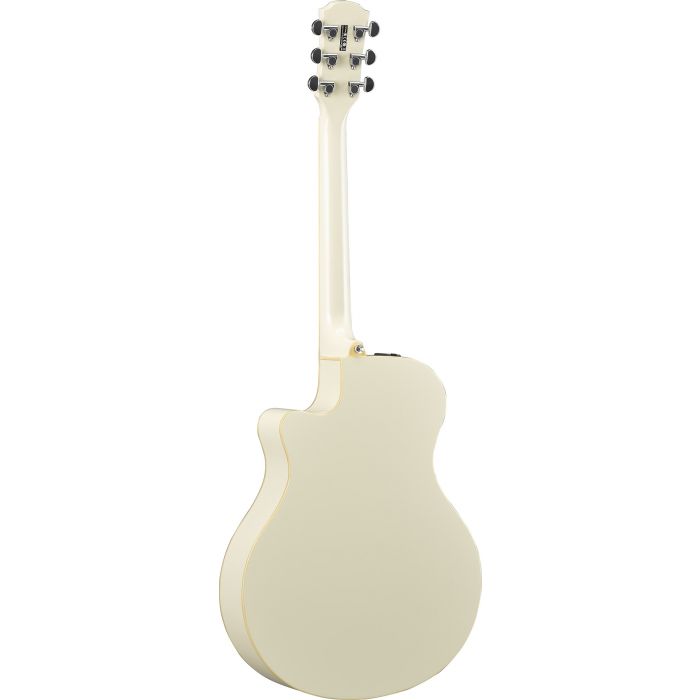 Yamaha APX 600 Electro-Acoustic Guitar Vintage White Back