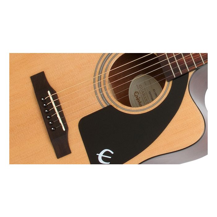 Epiphone AJ100CE Cutaway Electro Acoustic Guitar, Natural