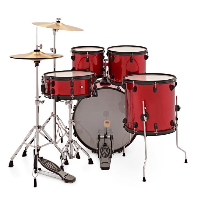 Natal EVO 20" Fusion Drum Kit with Hardware and Cymbals - Drummer's View