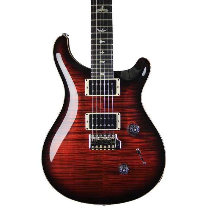 PRS Custom 24 Ltd Edition Fire Red Finish 10 Top Flamed Maple