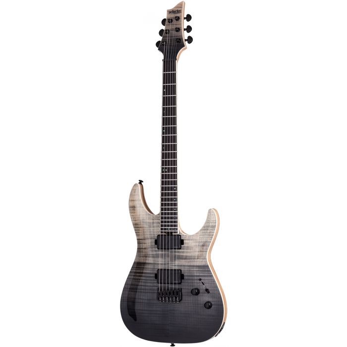 Schecter C-1 SLS Elite Electric Guitar, Black Fade Burst