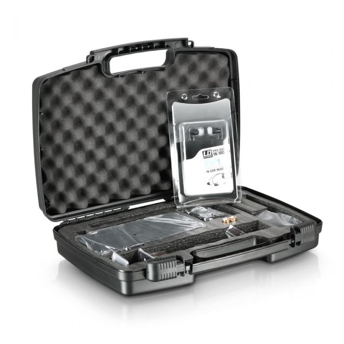 LD Systems MEI 100 G2 Wireless In-Ear Monitoring System ABS Carry Case Open
