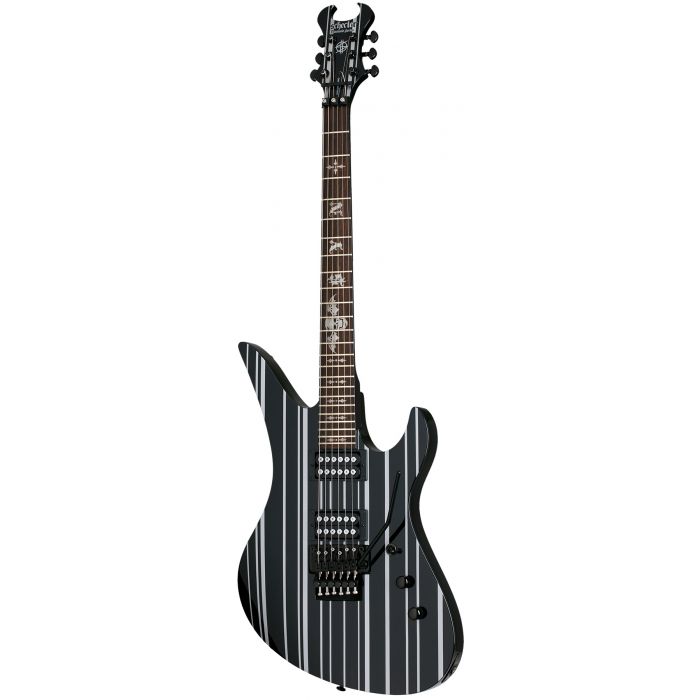 Schecter SGR-2A Synyster Standard Black w Silver Pinstripes