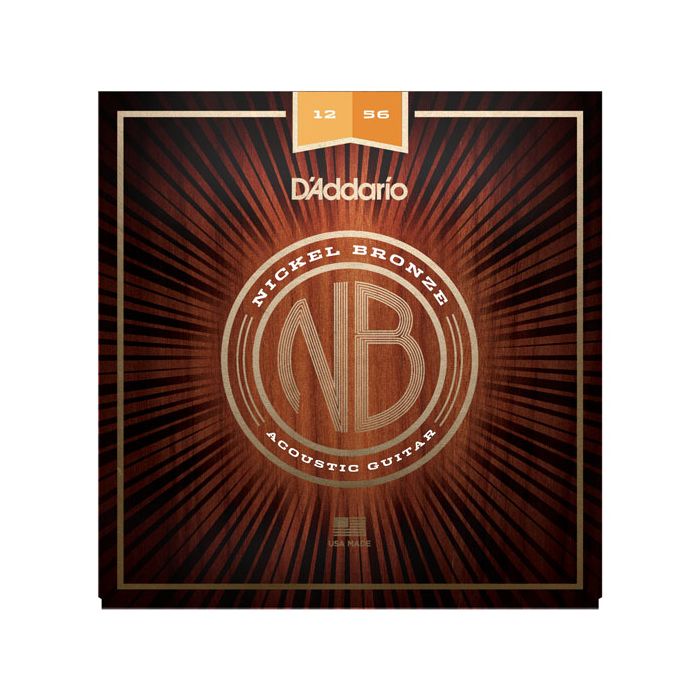 D’Addario Nickel Bronze Light Top/Med Bottom Acoustic Guitar Strings