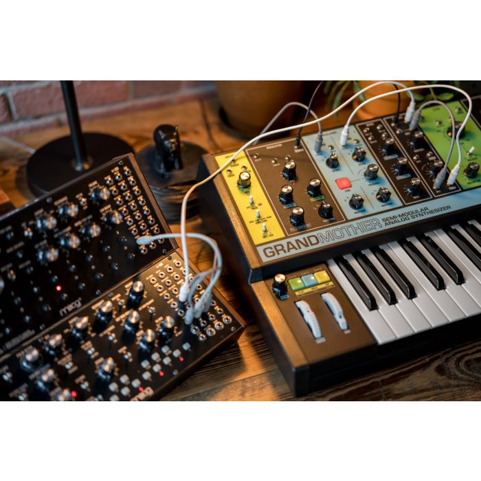 Lifestyle view with Modular Synths