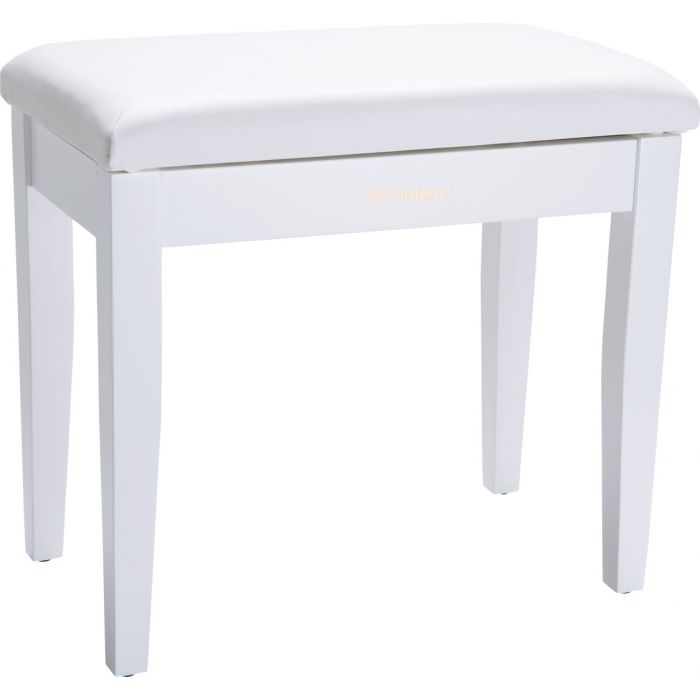 Roland RPB-100 Piano Bench with Storage Compartment White