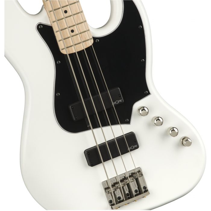 Squier Contemporary Active Jazz Bass HH MN Flat White Pickups