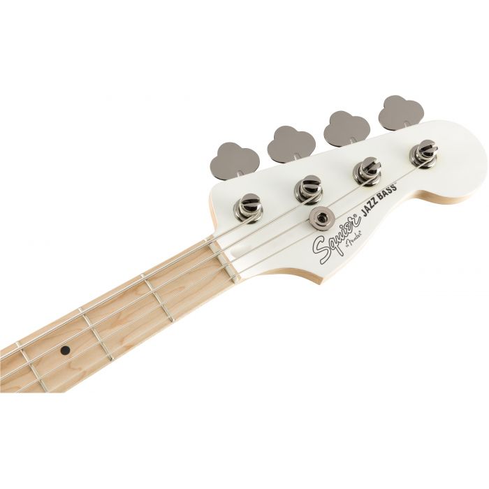Squier Contemporary Active Jazz Bass HH MN Flat White Headstock
