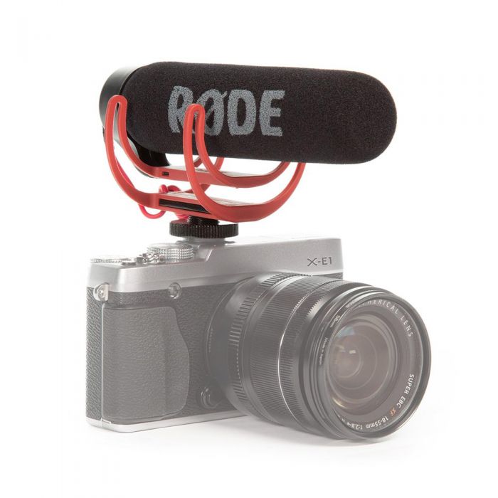 Rode VideoMic GO On-Camera Microphone Mounted On Camera