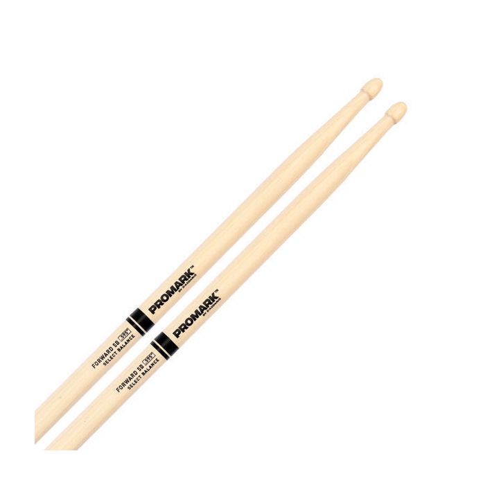 Promark Forward 5B .595" Hickory Drum Sticks Acorn Wood Tip