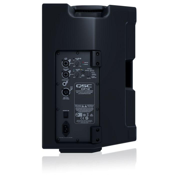QSC CP12 Compact Powered Loudspeaker Rear
