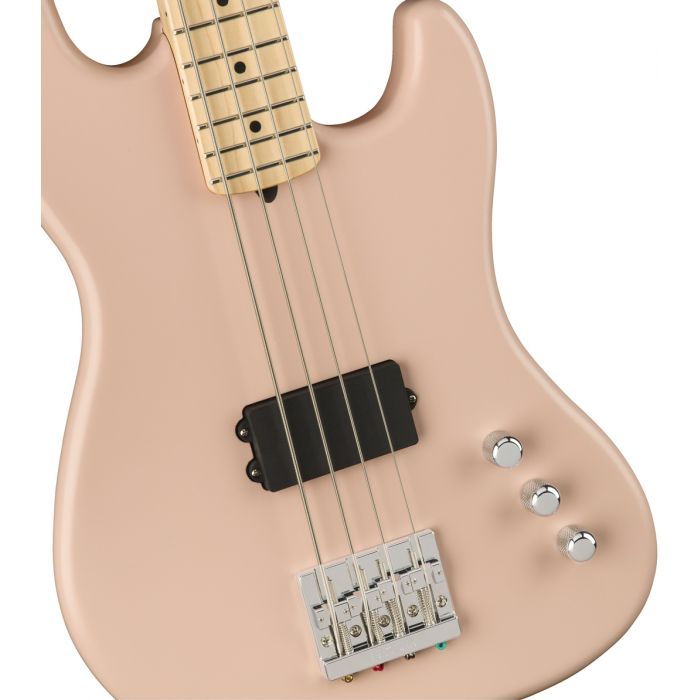Fender Flea Jazz Bass Active MN Satin Shell Pink