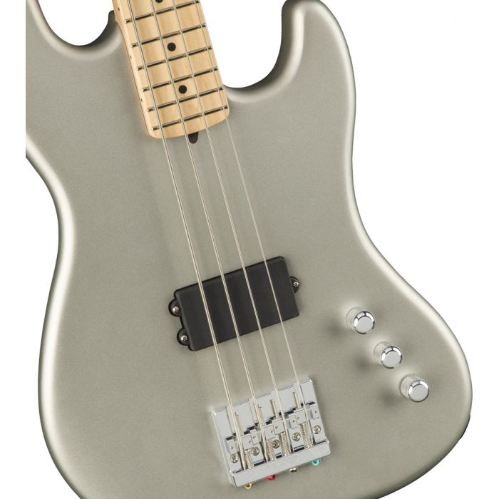 Fender Flea Jazz Bass Active MN Satin Inca Silver