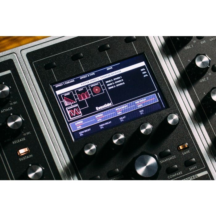 Moog One 16 Voice Analog Synthesizer Display
