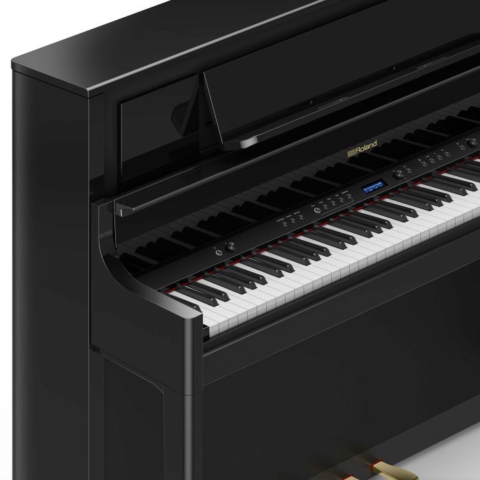 Roland LX708 Digital Home Piano Polished Ebony Detail