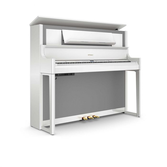 Roland LX708 Digital Home Piano Polished White