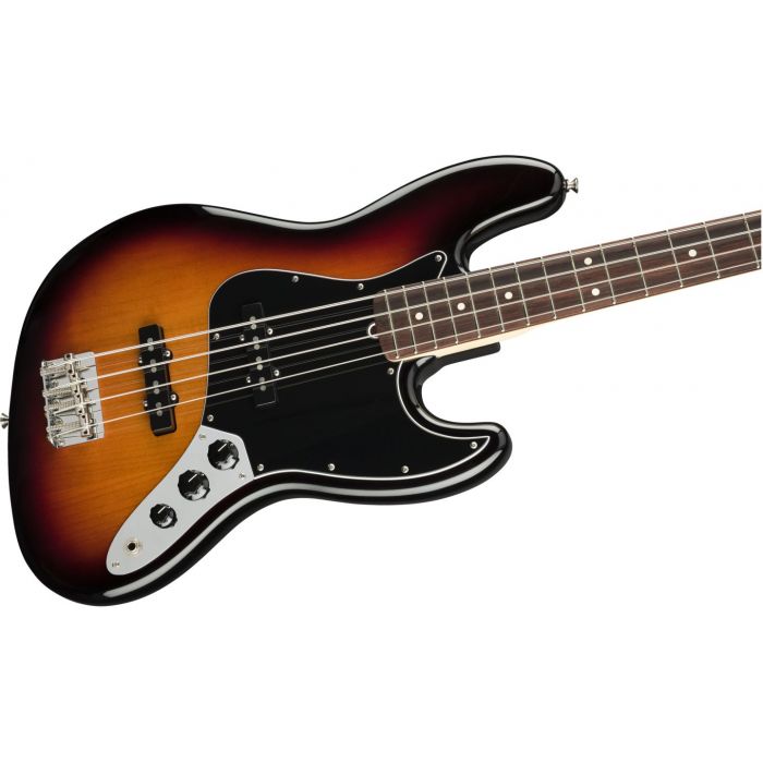 Fender American Performer Jazz Bass RW FB 3-Color Sunburst Front Angle