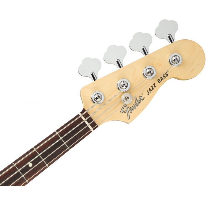 Fender American Performer Jazz Bass RW FB 3-Color Sunburst Headstock Front