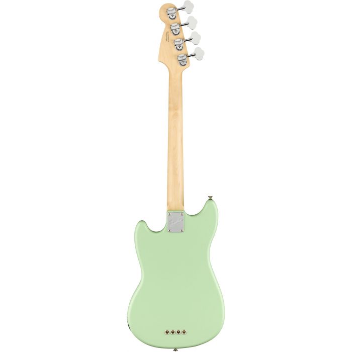 Fender American Performer Mustang Bass RW FB Satin Surf Green Rear